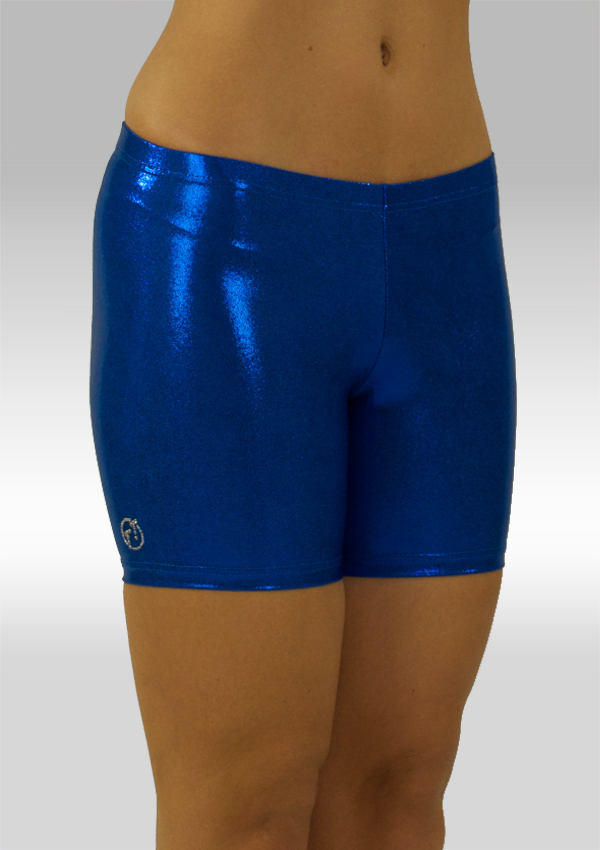 Legging kort kobaltblauw